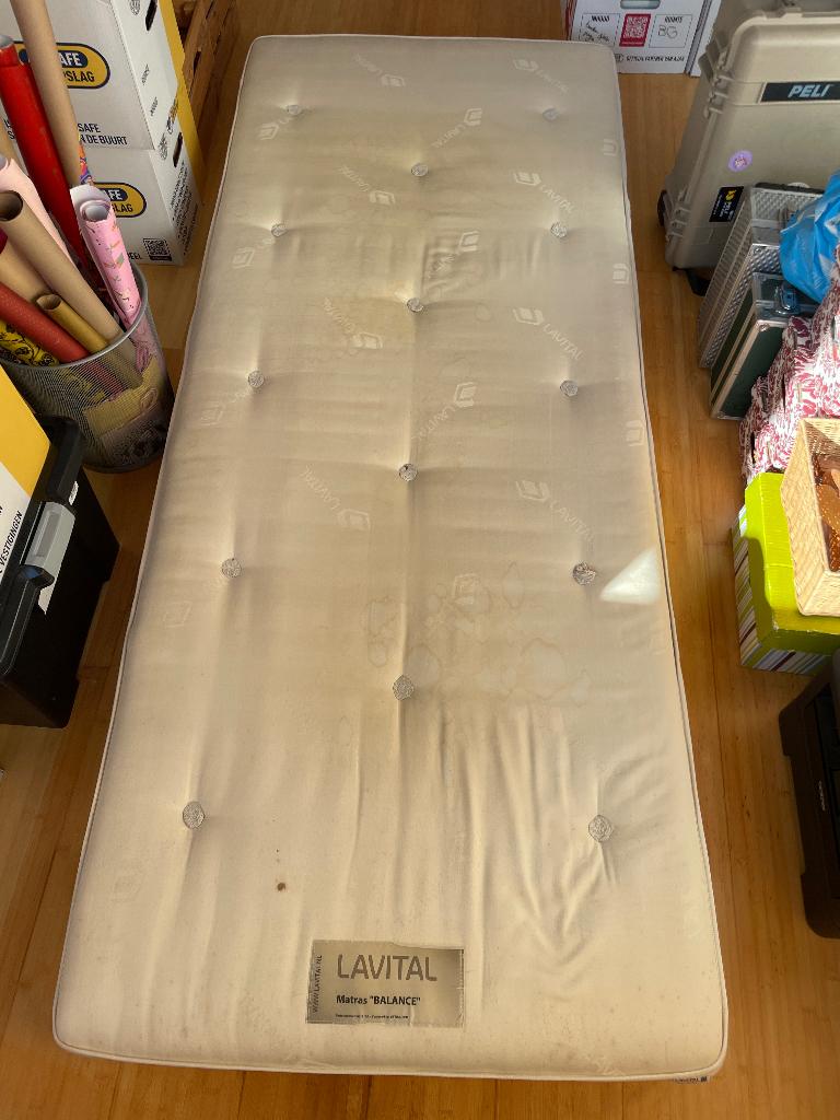 natuurlijk & duurzaam matras Lavital 90x220, Ophalen, Gebruikt, 90 cm, Eenpersoons