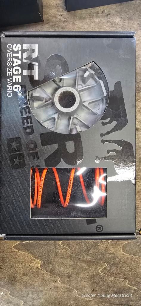 Stage 6 R/T oversized vario voor piaggio, Ophalen, Nieuw, Luchtkoeling