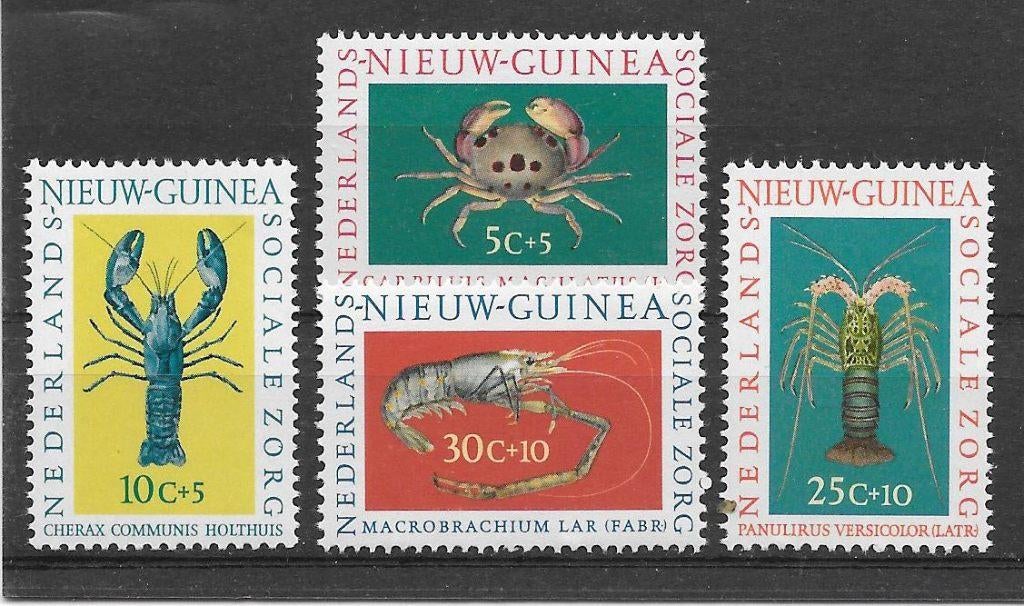 Nederlands Nieuw Guinea 1962 Zeedieren, Postzegels en Munten, Postzegels | Nederlands-Indië en Nieuw-Guinea, Verzenden, Postfris