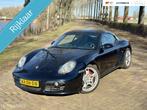 Porsche Cayman S 3.4|RIJKLAAR|HANDBAK|NL AUTO|UNIEK|DLR ONDH, Auto's, Porsche, Gebruikt, Zwart, Blauw, Navigatiesysteem