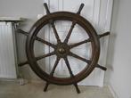 Antiek scheepsrad / stuurwiel - diagonaal 1m70, Ophalen, Gebruikt