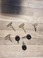 handvat deurknop handgreep lade vintage kastgreep keukenla, Ophalen, Gebruikt, Chroom, Klink of Kruk