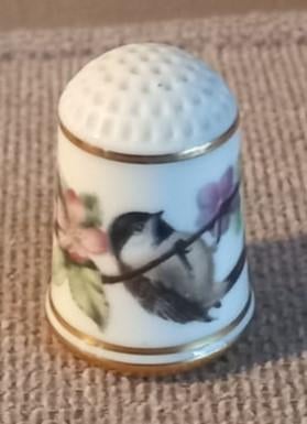 Vingerhoedjes Complete serie Franklin Mint Vogels, Ophalen of Verzenden, Zo goed als nieuw, Porselein, Nederland