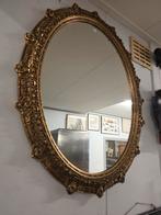 Antieke spiegel goudkleurig,  hoogte 95cm Breedte 77cm, Ophalen, Rechthoekig