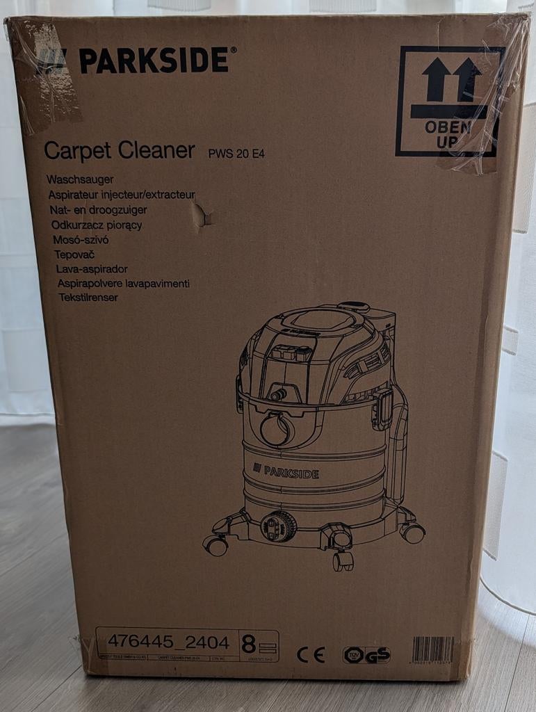 Tapijt reiniger (nat droog stofzuiger) 1600w * zgan *, Ophalen, Zo goed als nieuw, Waterstofzuiger