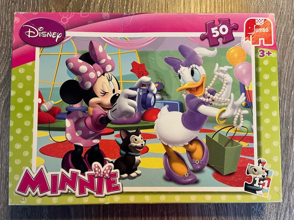Disney Minnie en Daisy Puzzel 50 stukjes, Ophalen, Minder dan 500 stukjes, Zo goed als nieuw, Legpuzzel