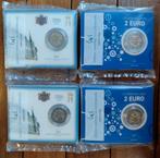 Luxemburg 2 euro 2025 BU 5x 4 Coincard Hendrik Schuman Kleur, Ophalen of Verzenden, Luxemburg, 2 euro, Setje