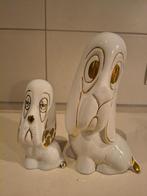 Droopy hond, Basset Hound, vintage wit /goud, Ophalen of Verzenden, Zo goed als nieuw, Dier