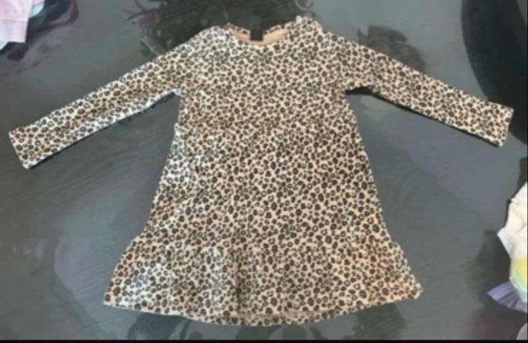 Leopardprint Jurk Maat 98, Kinderen en Baby's, Kinderkleding | Maat 98, Ophalen of Verzenden, Gebruikt, Meisje, Jurk of Rok