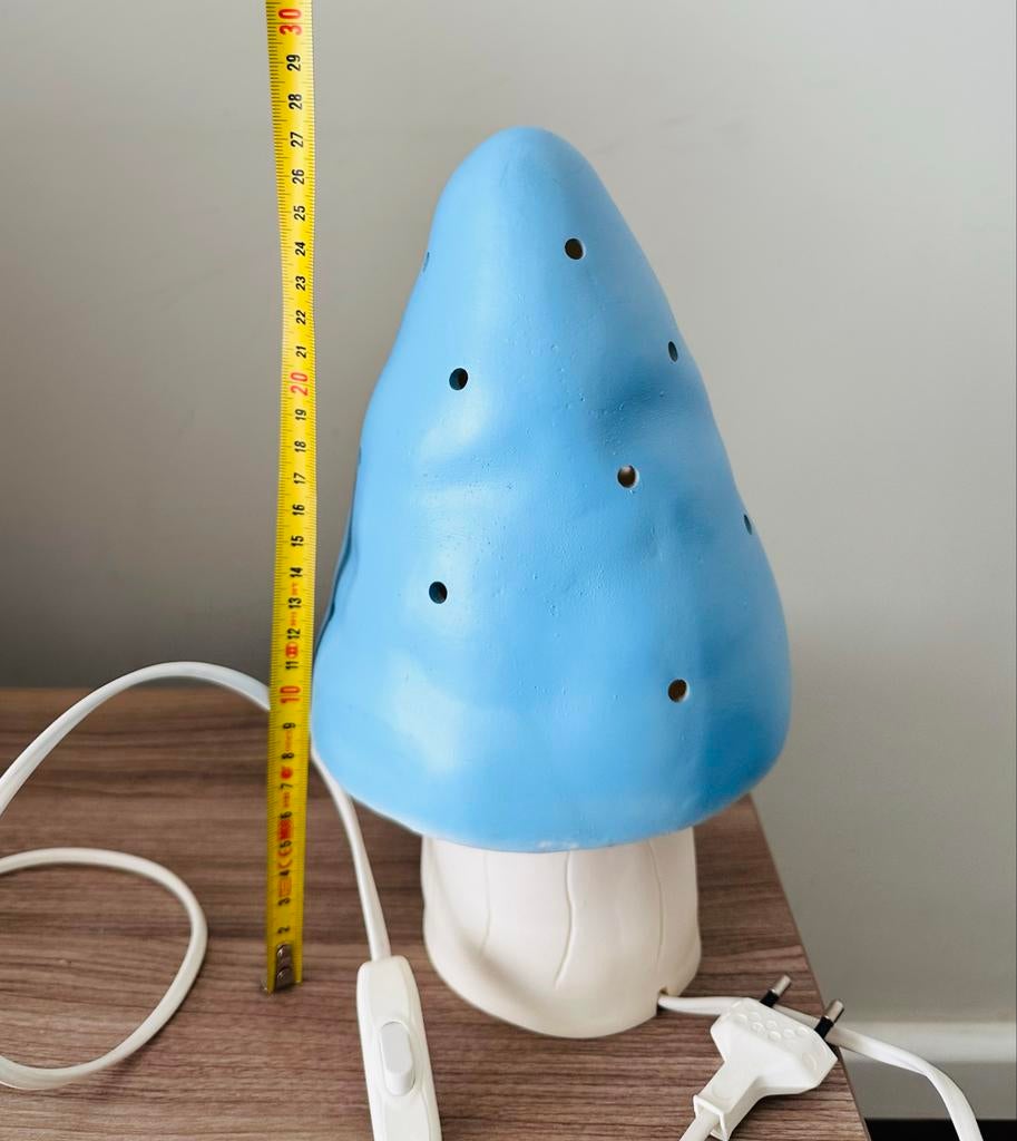 Heico Puntpaddenstoel Nachtlampje - Lichtblauw, Ophalen of Verzenden, Zo goed als nieuw