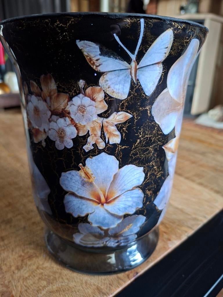 Decoupage vaas vanaf €10, Antiek en Kunst, Ophalen