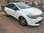 Renault Clio Energy TCe 90pk S&S 2014 Wit, Auto's, Renault, Voorwielaandrijving, Stof, Zwart, Wit