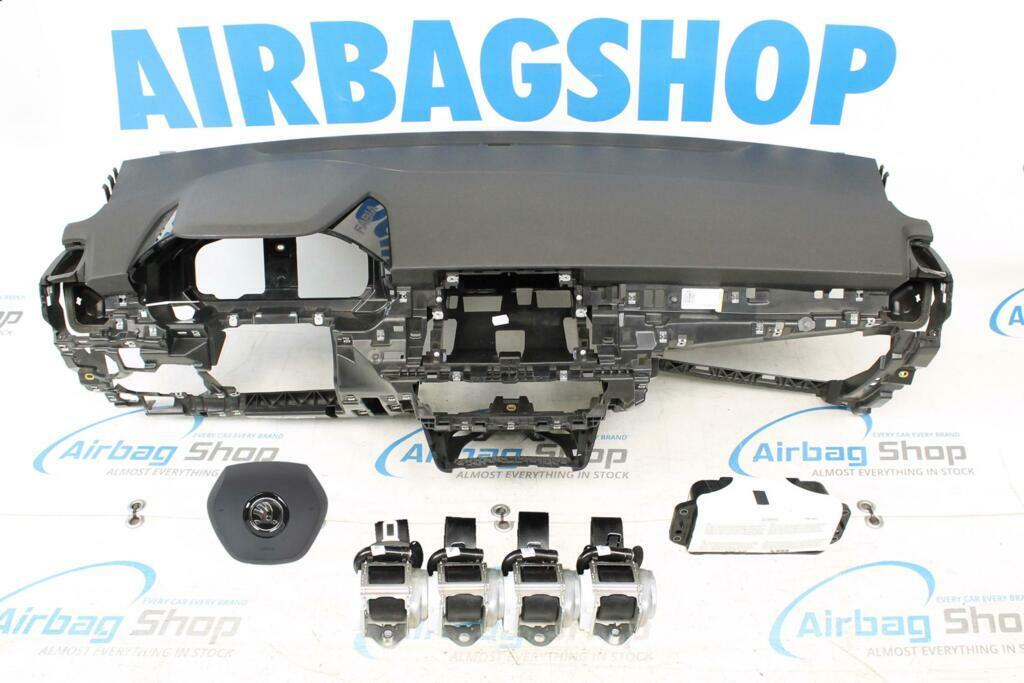 Airbag set - Dashboard zwart Skoda Fabia (2021-heden), Gebruikt, Ophalen of Verzenden
