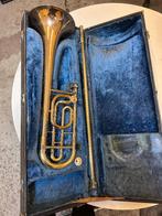 Yamaha YBL-321 trombone, Ophalen of Verzenden, Gebruikt, Bas, Met koffer