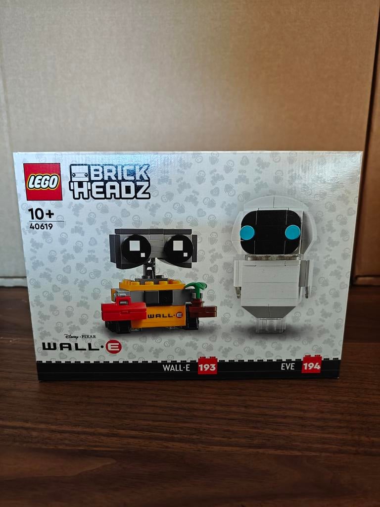 Lego Disney 40619 Eve & Wall-E Brickheadz, Kinderen en Baby's, Speelgoed | Duplo en Lego, BrickHeadz, Lego, Nieuw, Ophalen of Verzenden