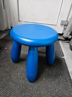 Vintage IKEA Mammut Kinderkruk Blauw - Collectors Item, Ophalen of Verzenden, Gebruikt, Kunststof
