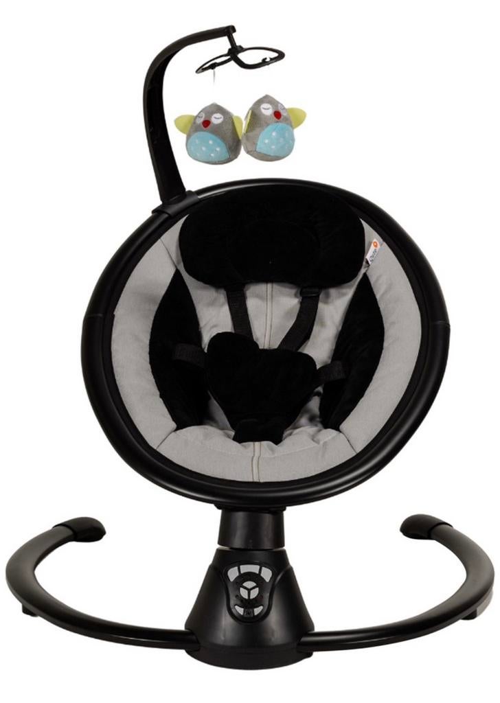 Qute Schommelstoel Q-Rocker Softgrey, Kinderen en Baby's, Kinderstoelen, Ophalen, Nieuw, Overige typen, Gordel(s)