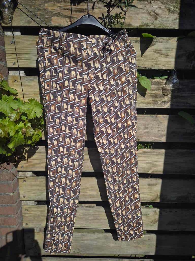 Helena Hart broek maat M in zeer goede staat, Maat 38/40 (M), Bruin, Lang, Gedragen