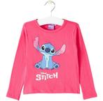 Stitch Longsleeve DR - Mt 92 - 98 - 104 - 110 - 116 - Disney, Kinderen en Baby's, Kinderkleding | Maat 116, Stitch, Meisje, Nieuw