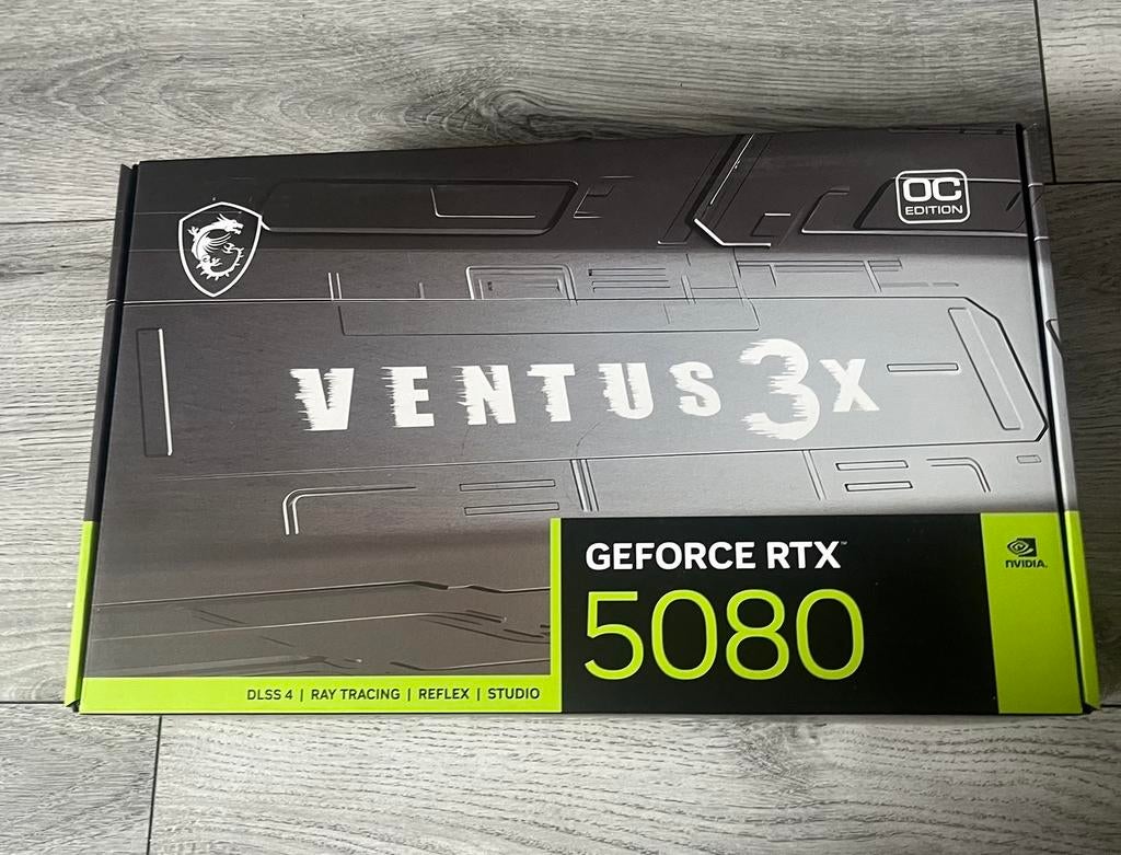 NVIDIA RTX 5080 Ventus, Computers en Software, Videokaarten, HDMI, GDDR6, Nieuw, Ophalen of Verzenden