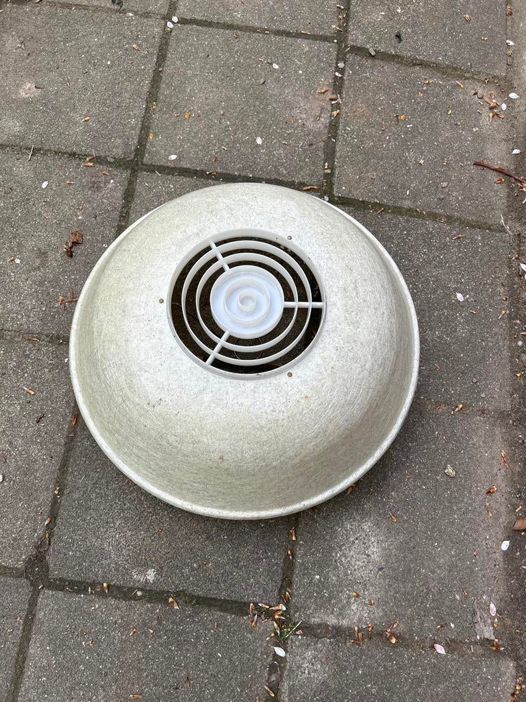 Louis Kalff hanglamp, fibervezel, Huis en Inrichting, Lampen | Hanglampen, Overige materialen, Design klassieker, Gebruikt, Ophalen of Verzenden