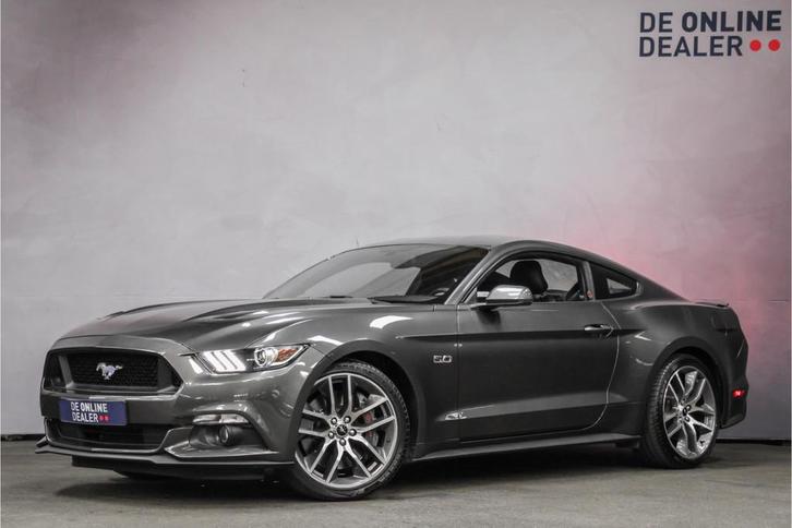 Ford Mustang Fastback 5.0 GT 465PK |Flowmaster|Leder|Stoelko, Auto's, Ford, Bedrijf, Te koop, Mustang, ABS, Achteruitrijcamera