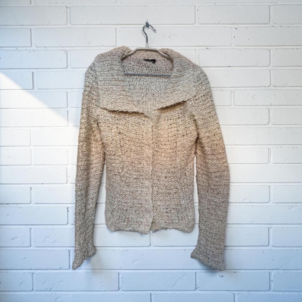 Marc Aurel Vest Maat 36 Crème Wit Gehaakt Gebreid Sjiek, Ophalen of Verzenden, Zo goed als nieuw, Maat 36 (S), Ma