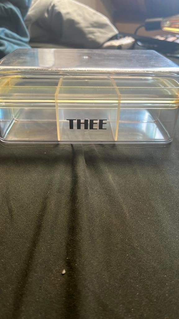 Theedoos 6 vakken, Ophalen of Verzenden, Zo goed als nieuw, Minder dan 25 cm, Minder dan 100 cm