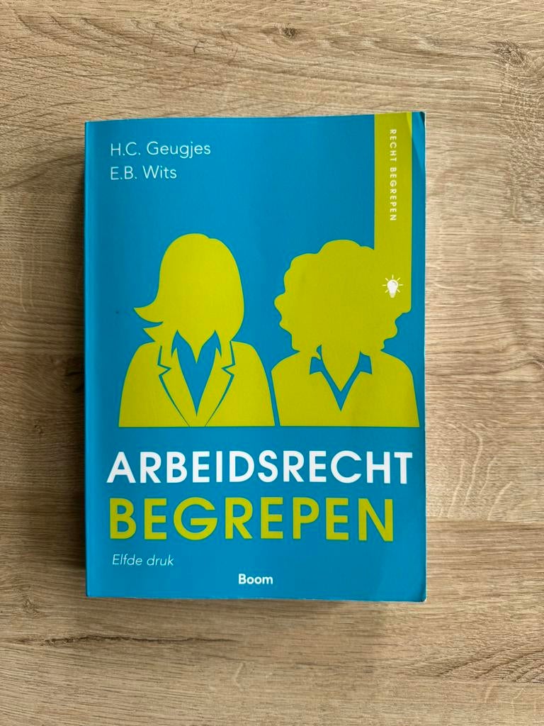 Arbeidsrecht begrepen 11e druk, Boeken, Ophalen of Verzenden, Beta, Zo goed als nieuw, HBO