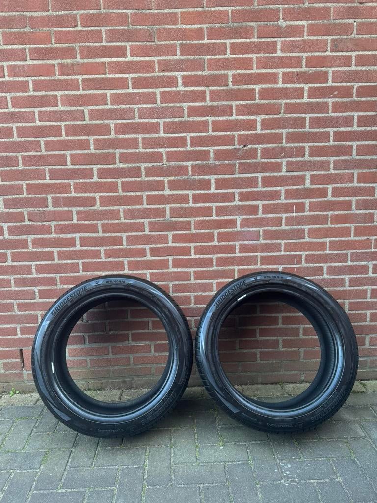2x Bridgestone Zomerbanden 275/40/19 DOT 1123 6mm profiel✅, Ophalen, Gebruikt, Overige automerken