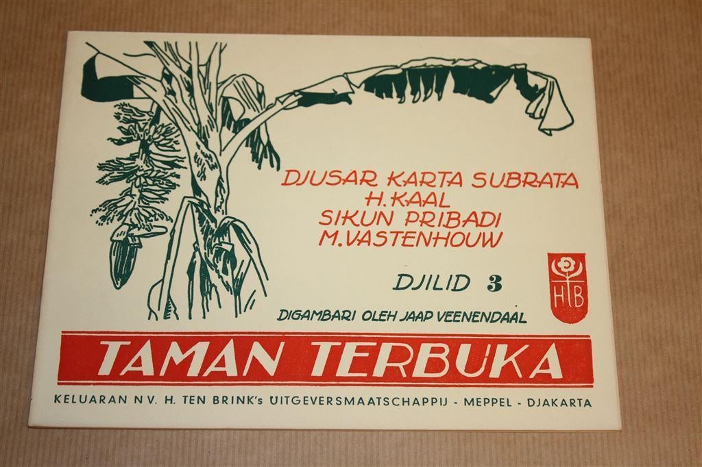 Schoolboekje Indonesië - Taman Terbuka deel 3 - 1950 !!, Ophalen of Verzenden, Zo goed als nieuw