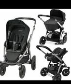 Zwarte kinderwagen / wandelwagen, Ophalen, Gebruikt, Combiwagen, Verstelbare duwstang