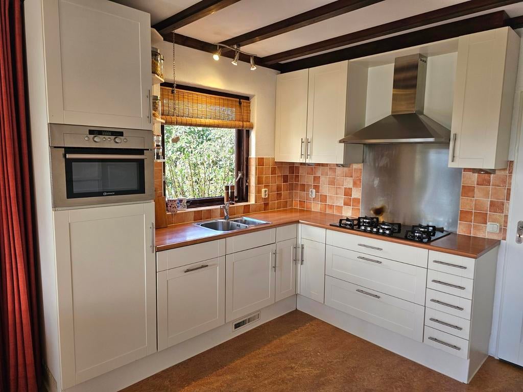 Mooie hoekkeuken 270x210, veel laden, inclusief apparatuur, Ophalen, Gebruikt, Wit, Hoekkeuken