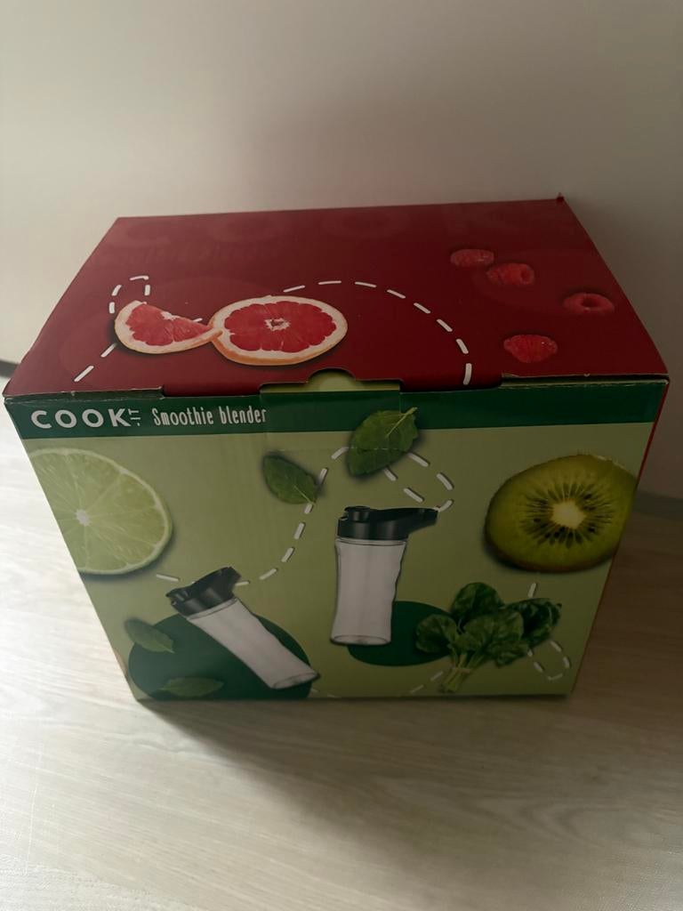 Cook-it Smoothie Blender - Nieuw in Doos, Ophalen of Verzenden, Nieuw, Blender to go