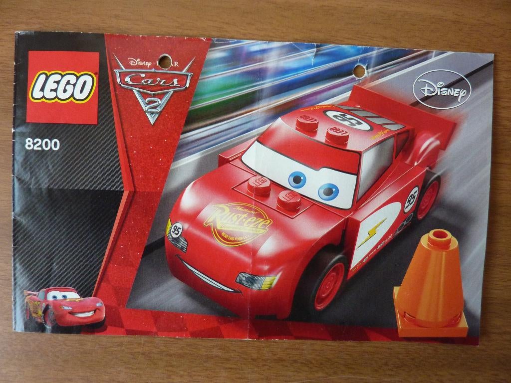 Lego Cars 8200 Radiator Springs Bliksem McQueen, Ophalen of Verzenden, Gebruikt, Complete set, Lego