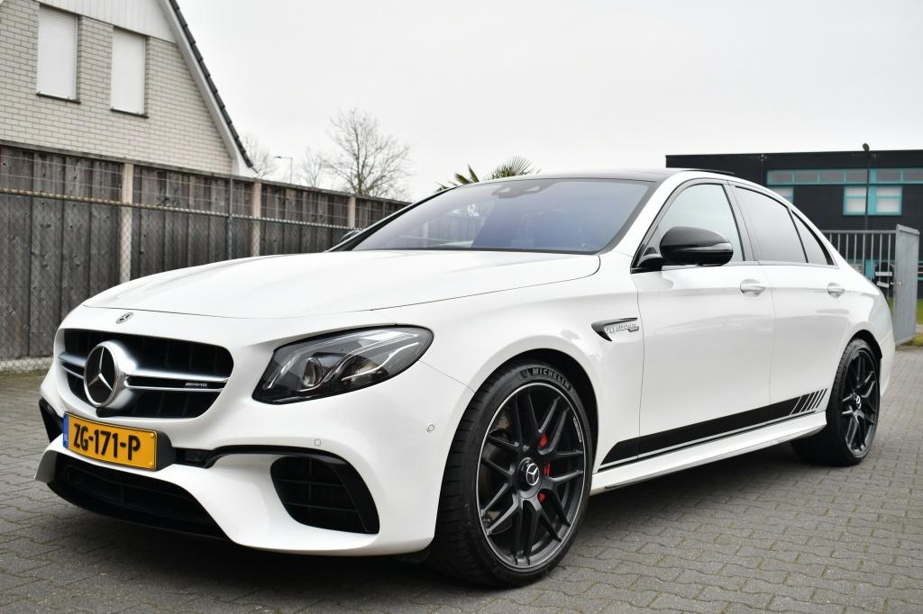 Mercedes-Benz E-Klasse AMG E63S 4MATIC+ 1E LAK SOFTCLOSE CAR, Automaat, Gebruikt, Wit, 11 km/l