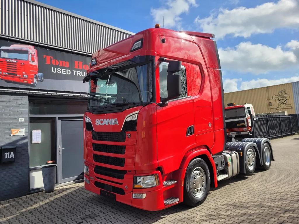 Scania 590S V8 NGS A6X2/4LB fullair retarder twinsteer G33 g, Automaat, Euro 6, Scania, Diesel