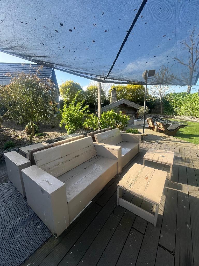 Tuinbanken, Tuin en Terras, Ophalen of Verzenden, Gebruikt, Hout