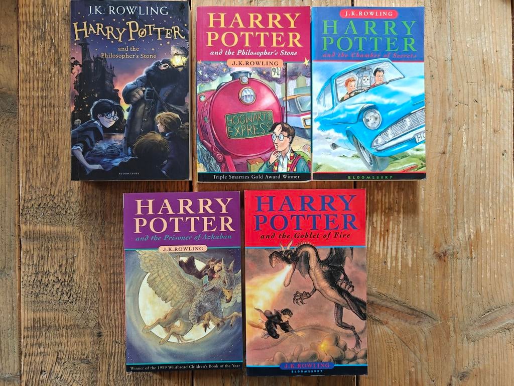 5 Engelse Harry Potter boeken., Boeken, Ophalen of Verzenden, Zo goed als nieuw