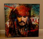 Johnny Depp als Captain Jack Sparrow Pop Art Canvas, Ophalen of Verzenden