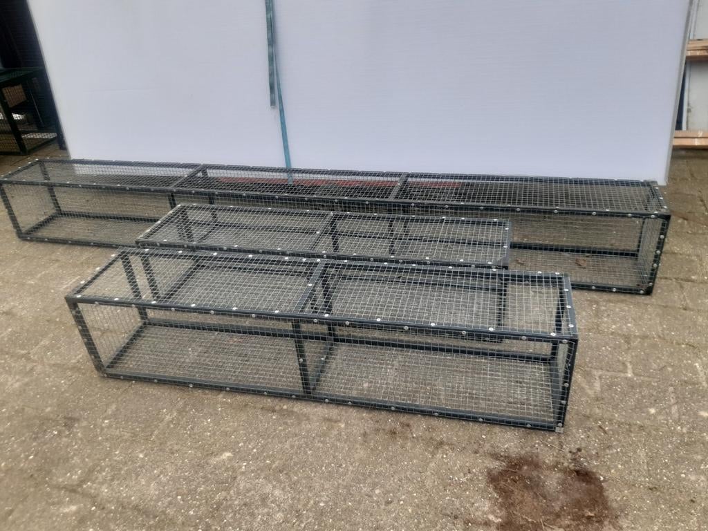 3 tunnels totaal 6 meter, Ophalen, Gebruikt, Aluminium, Overige typen