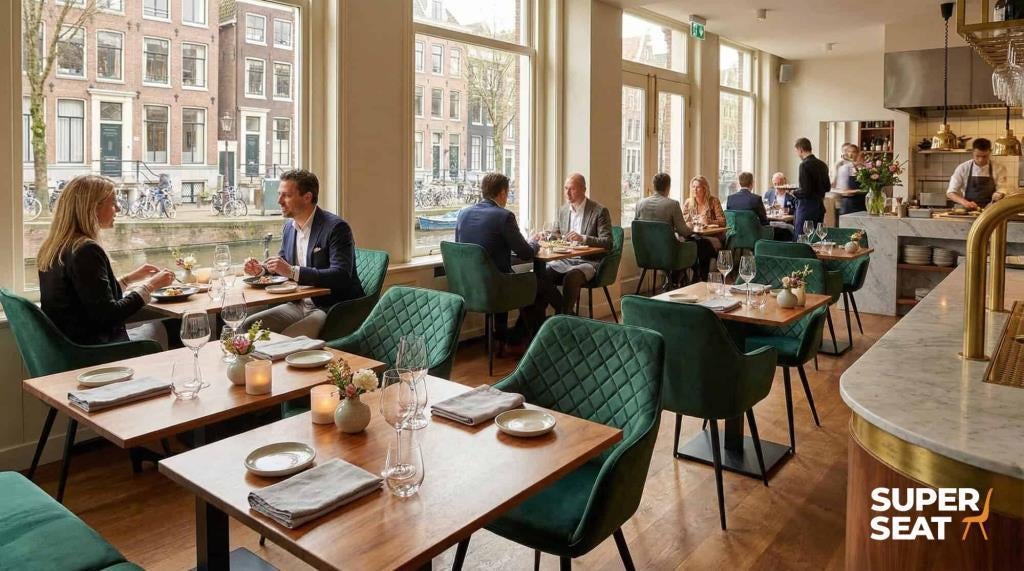 Karl fluwelen horeca stoelen velvet eetkamerstoelen  813, Huis en Inrichting, Stoelen, Ophalen, Nieuw, Grijs, Vijf, Zes of meer stoelen