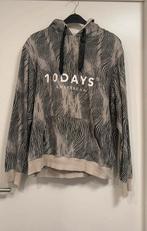 10days  mt. 1/38 kleur beige/zwart hoody, Kleding | Dames, Truien en Vesten, Ophalen of Verzenden, Gedragen, Maat 38/40 (M), Beige