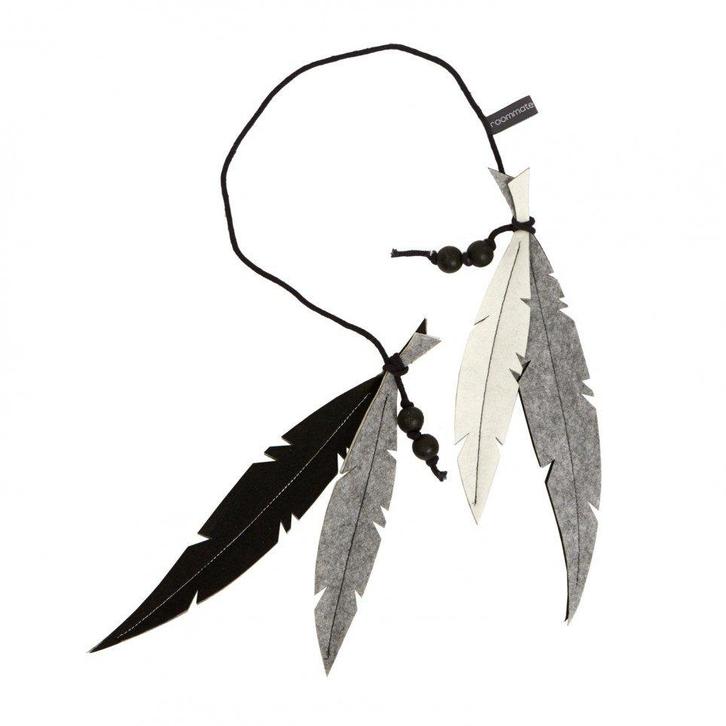 Mobiel Slinger Veren Grijs Roommate, Kinderen en Baby's, Kinderkamer | Inrichting en Decoratie, Nieuw, Overige typen, Ophalen of Verzenden