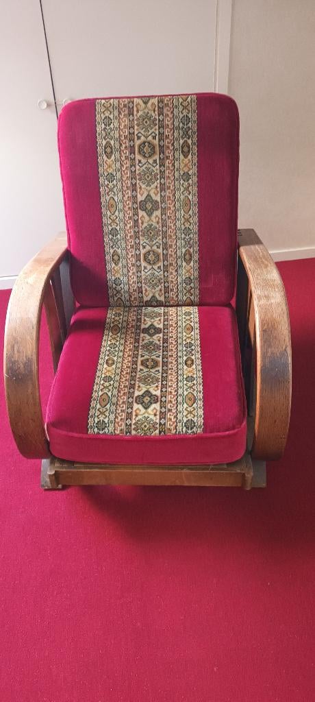 Vintage rookstoel, Antiek en Kunst, Antiek | Meubels | Stoelen en Banken, Ophalen