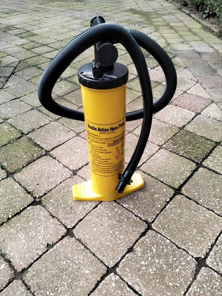 Luchtpomp voor rubberboot - Double Action Handpomp, Ophalen of Verzenden, Gebruikt, Overige typen