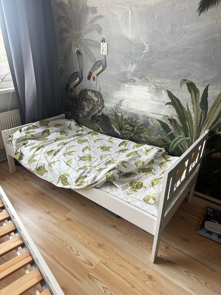 2x IKEA kinderbed - Perfect voor broer/zus! Ook los te koop, Ophalen, Gebruikt, 70 tot 85 cm, Lattenbodem