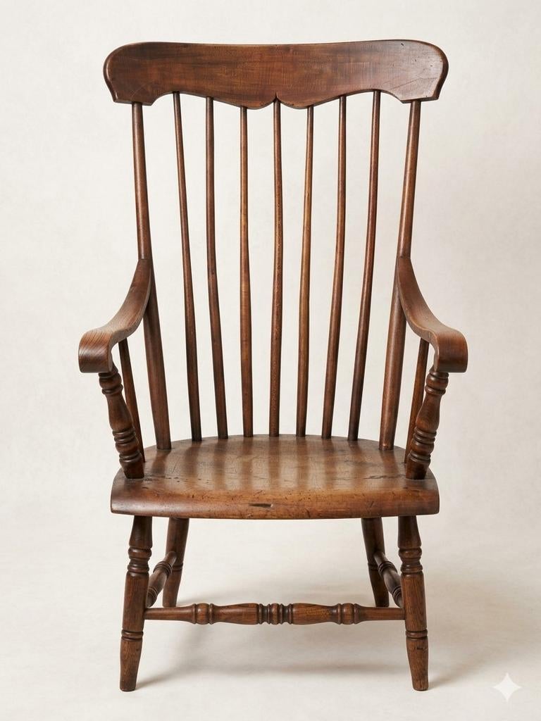 Antieke stoel, Huis en Inrichting, Stoelen, Ophalen, Gebruikt, Bruin, Eén