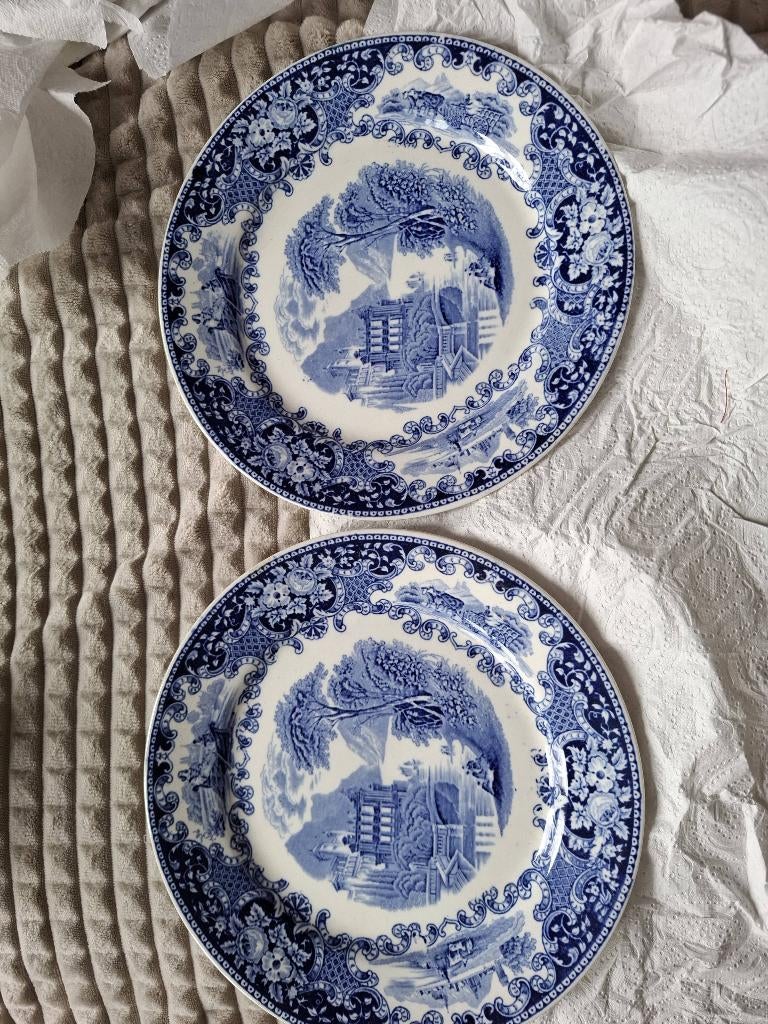 Kasteel blauw borden, Ophalen