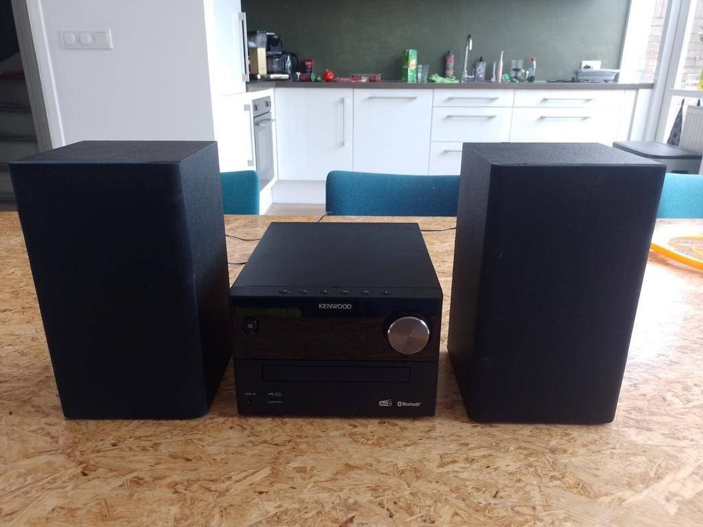 Kenwood stereo zwart, Audio, Tv en Foto, Cd-spelers, Ophalen of Verzenden, Zo goed als nieuw, Overige merken, Met radio